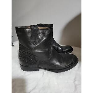 Frye Jamie Stitch Short Black Pull On boots women’s size 7 B